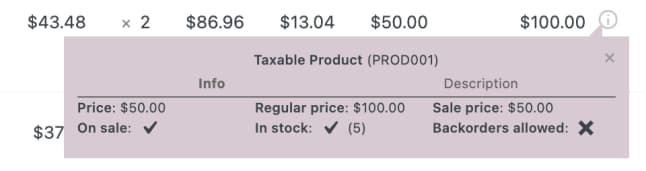 Admin Order Modifier - Unit cost editing interface